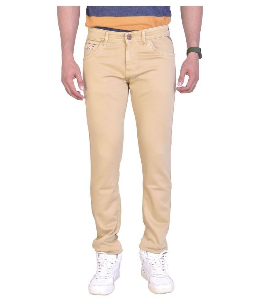     			Frod Gold Slim Jeans