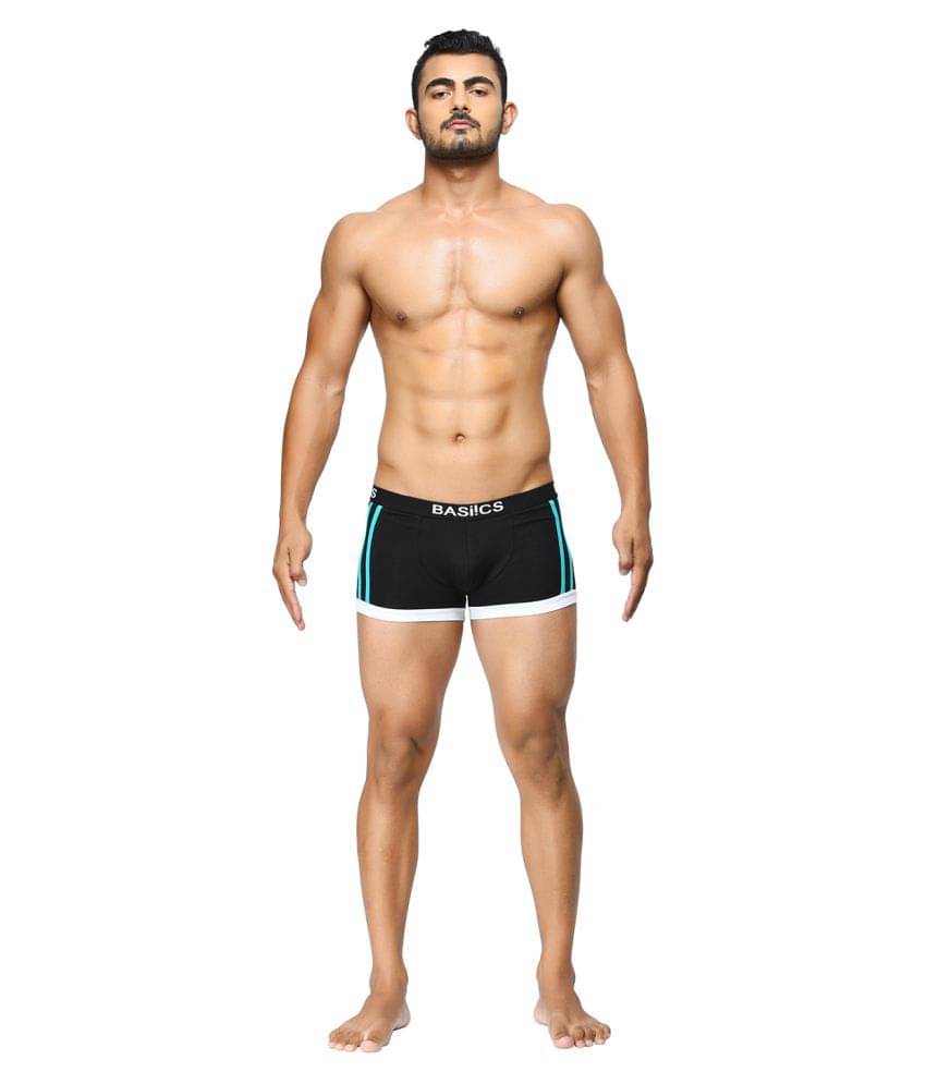 La Intimo Pack of 1 Cotton Trunk For Men's ( Black ) La Intimo Pack of 1 Cotton Trunk For Men's ( Black )