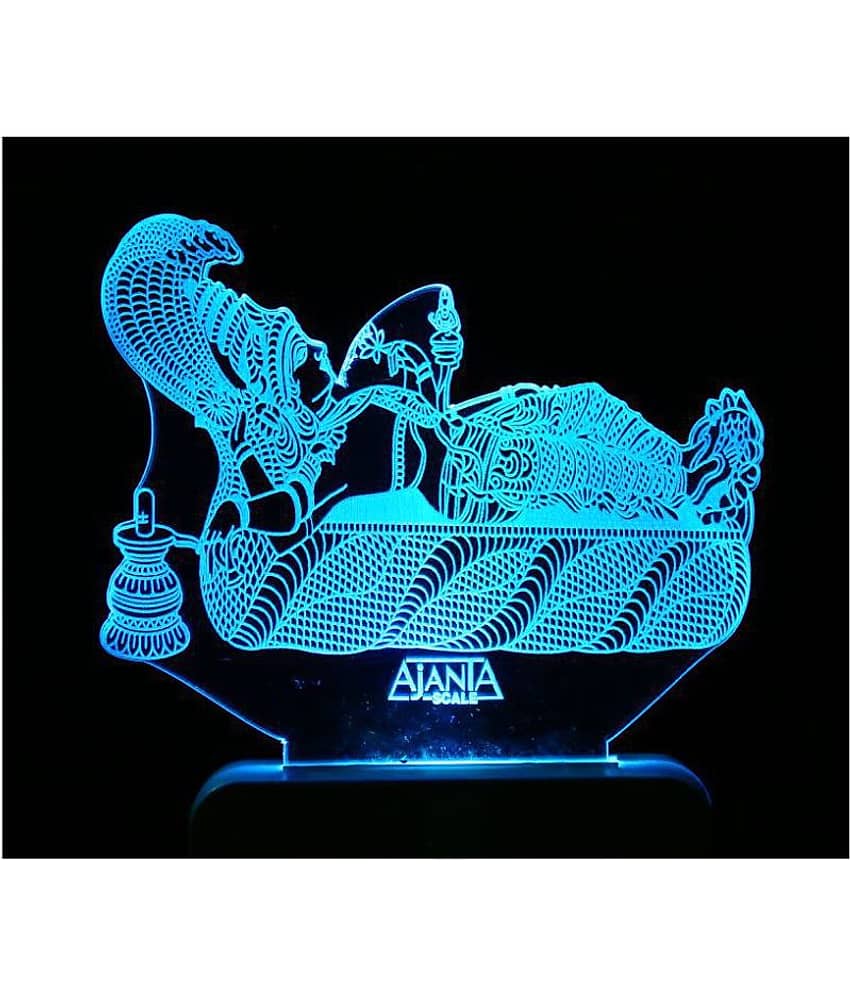 SUPER AJANTA 2011 Sree Padmanabh 3D Night Lamp Multi - Pack of 1 - Electricals | Buy online on ZillyBuy