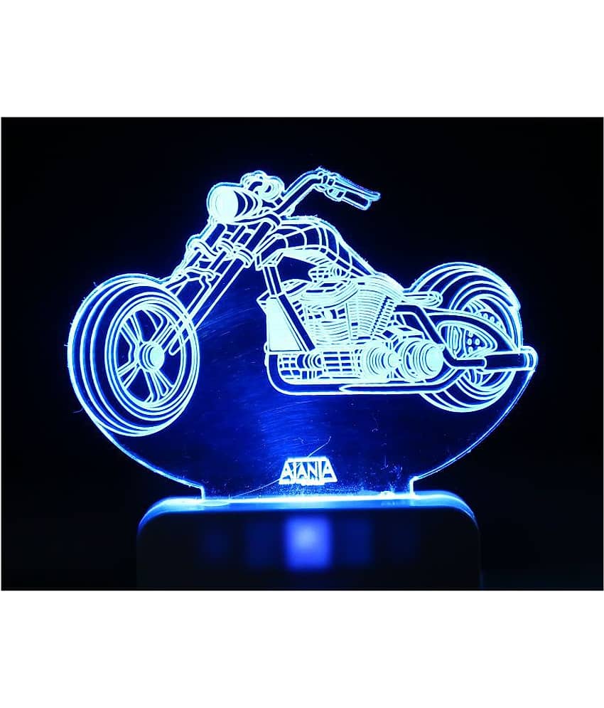 SUPER AJANTA 2026 Bike Racing Bike 3D Night Lamp Multi - Pack of 1 - Electricals | Buy online on ZillyBuy