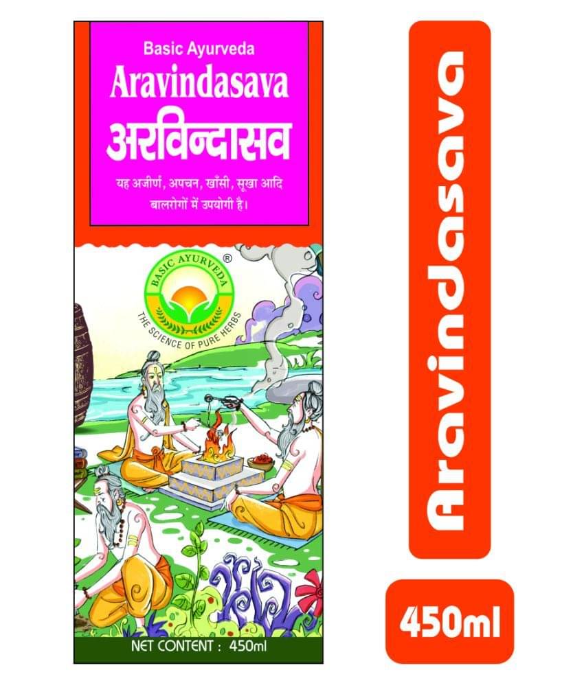    			Basic Ayurveda Arvindasava Liquid 450 ml Pack of 3