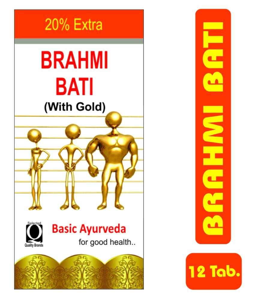     			Basic Ayurveda Brahmi Bati Tablet 12 no.s Pack Of 2