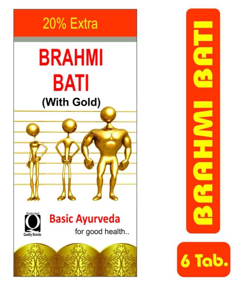     			Basic Ayurveda Brahmi Bati Tablet 6 no.s Pack of 3