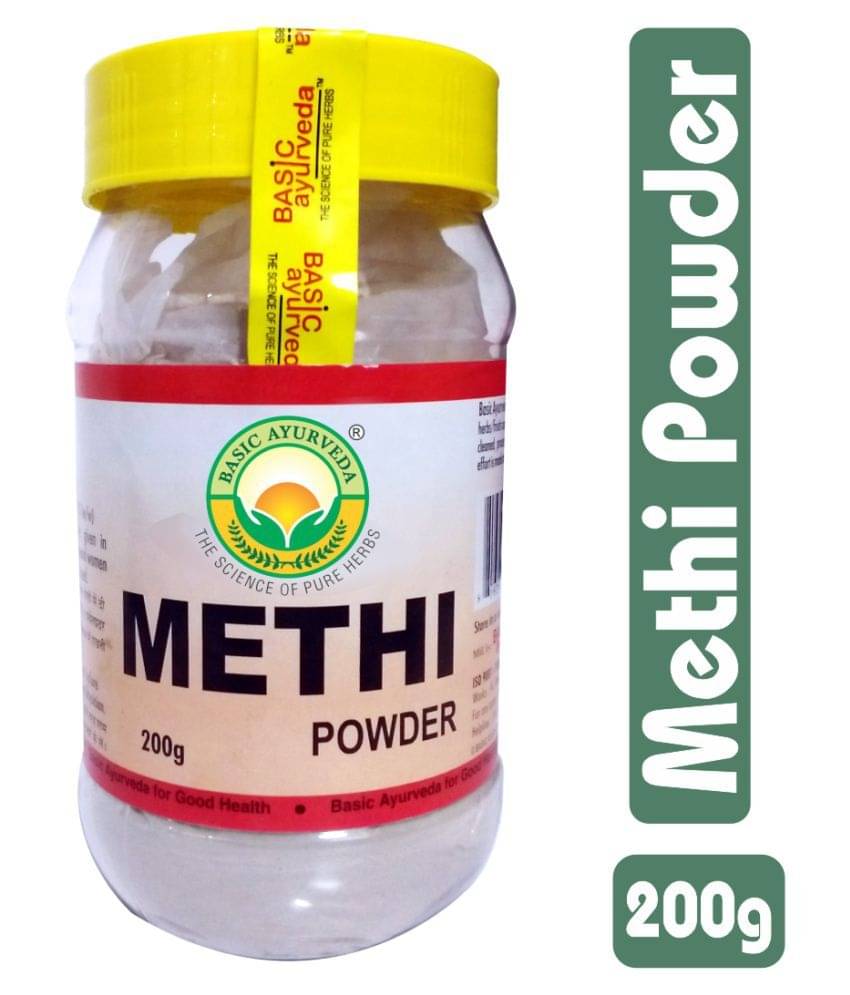     			Basic Ayurveda Methi Powder 200 gm Pack Of 4