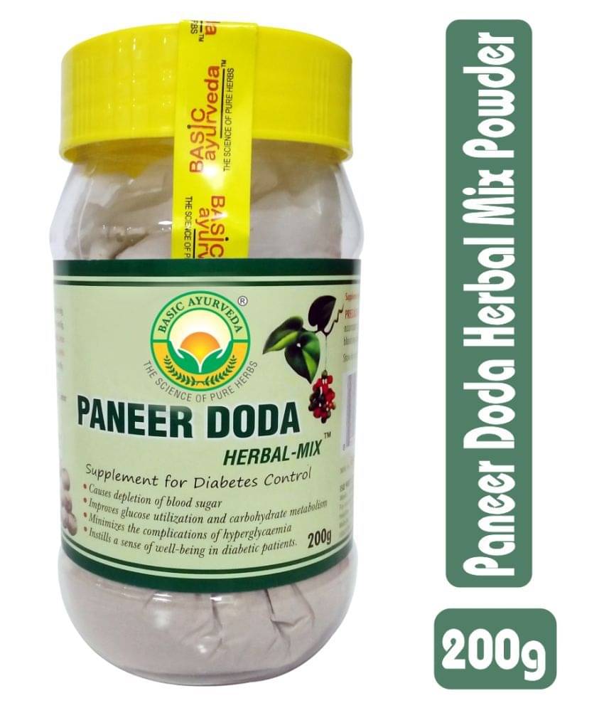     			Basic Ayurveda Paneer Doda Herbal Mix Powder Powder 200 gm Pack of 3