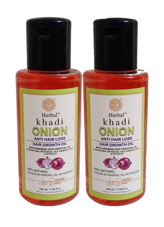     			Khadi Onion Hair Growth Oil 200 mL Pack of 2
