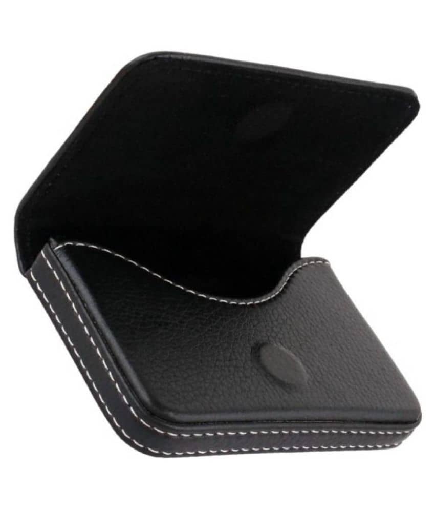 PRODUCTMINE Leather Card Holder Leather Black Pouch - Handbags | Buy online on ZillyBuy