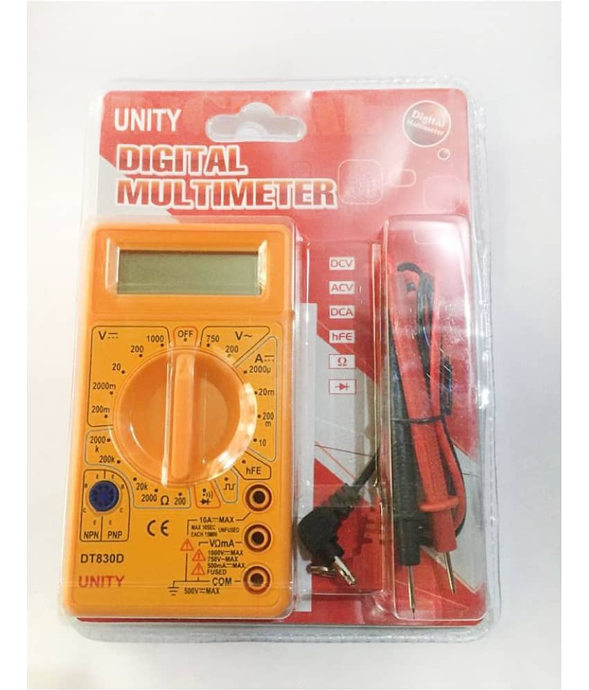 Unity Digital Multimeter For Measuring Voltage, Current, Resistance EROSE - Stationery | Buy online on ZillyBuy