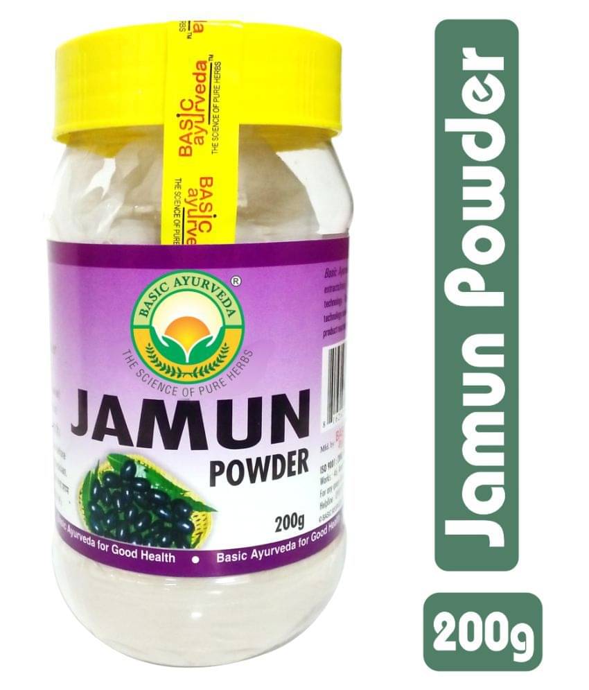     			Basic Ayurveda Jamun Churna Powder 200 gm Pack Of 4