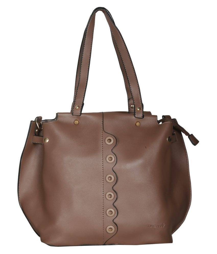     			Goodwin Brown P.U. Shoulder Bag