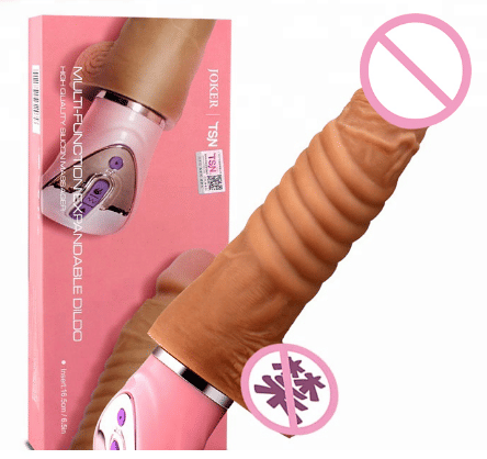 KNIGHT RIDER Heated Rotating Dong Peristalsis Soft Artificial Realistic Thrusting Dildo Penis For Women
