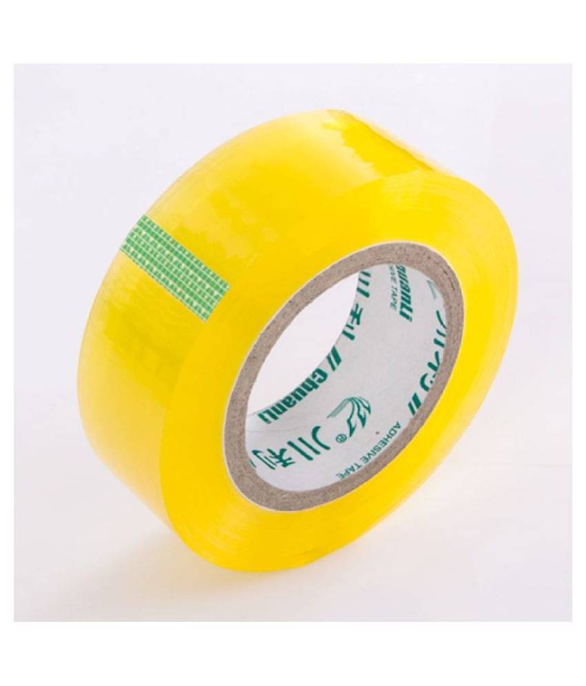     			Cello Transparent White Adhesive High Strength Packaging Tape 2 inch/51 mm x 25 200 Meter Roll 1( Pack Of 1)