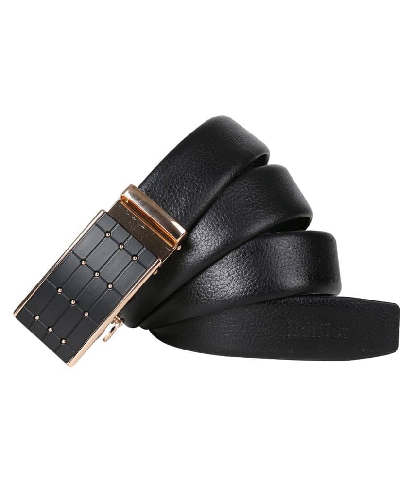     			Edifier Black Leather Casual Belt