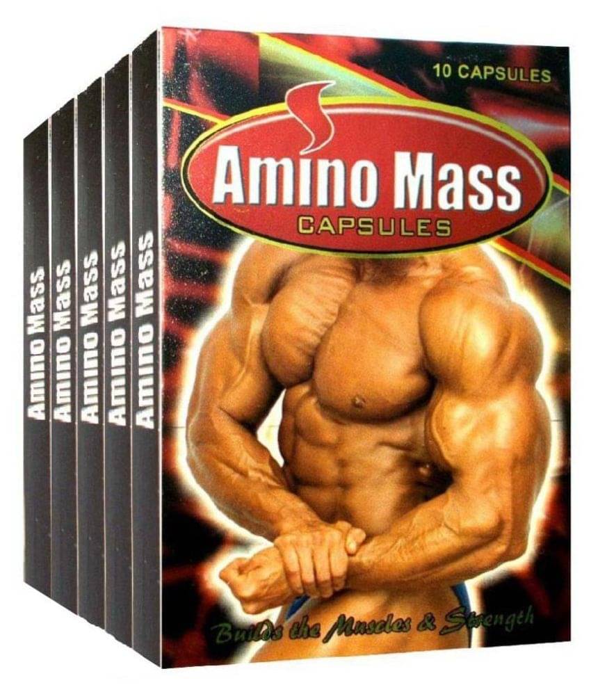 Amino Mass Capsule, 10 No.s (Pack of 20) Amino Mass Capsule, 10 No.s (Pack of 20)