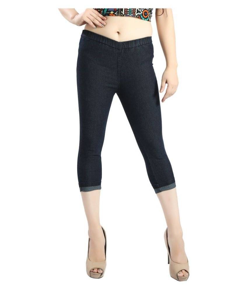     			FCK-3 Denim Jeggings - Black