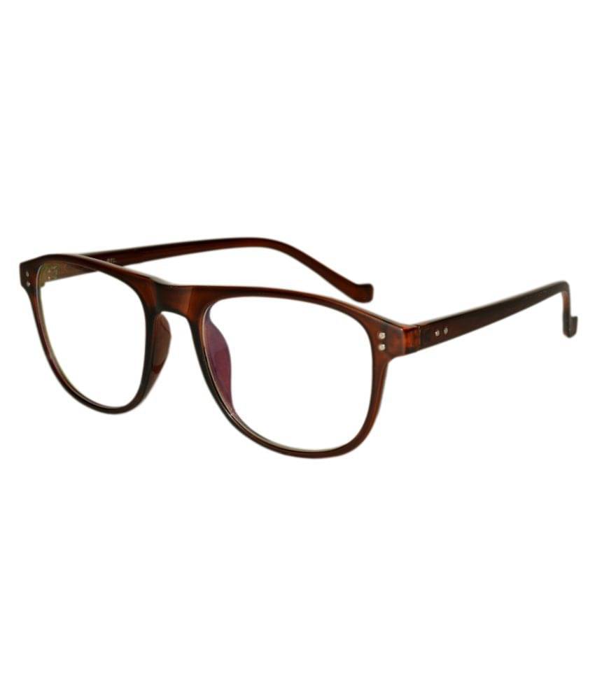     			Peter Jones Brown Square Spectacle Frame BW109
