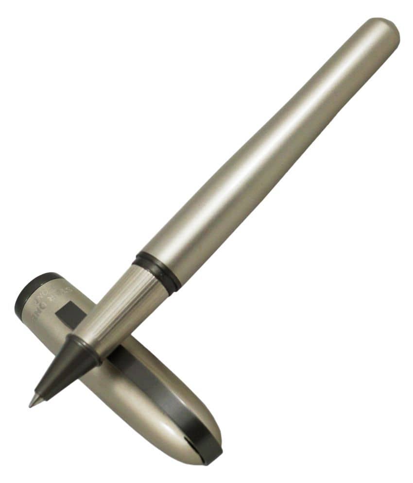 Auteur Bond Gun Metal Finish Super Stylish Metal Body Heavy Weight Signature Collection Roller Ball Pen