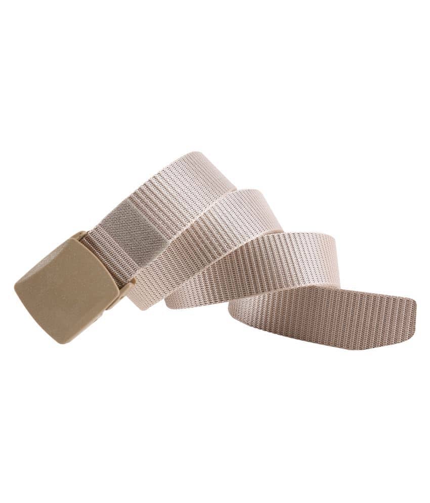 Edifier Beige Nylon Casual Belt