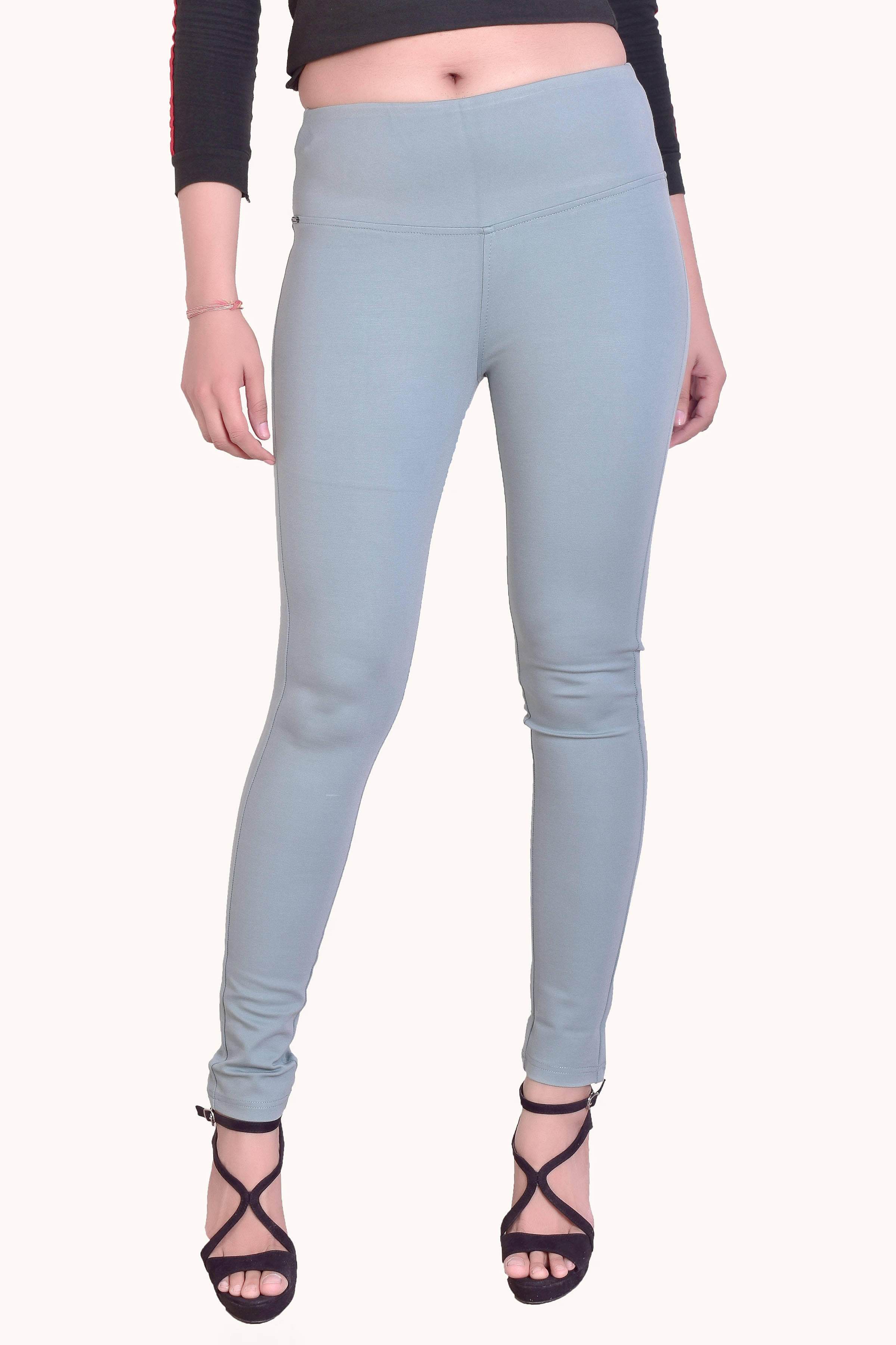     			FCK-3 Cotton Lycra Jeggings - Green