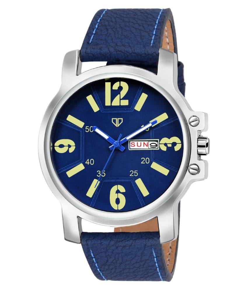     			Walrus Day & Date Leather Analog Men's Watch