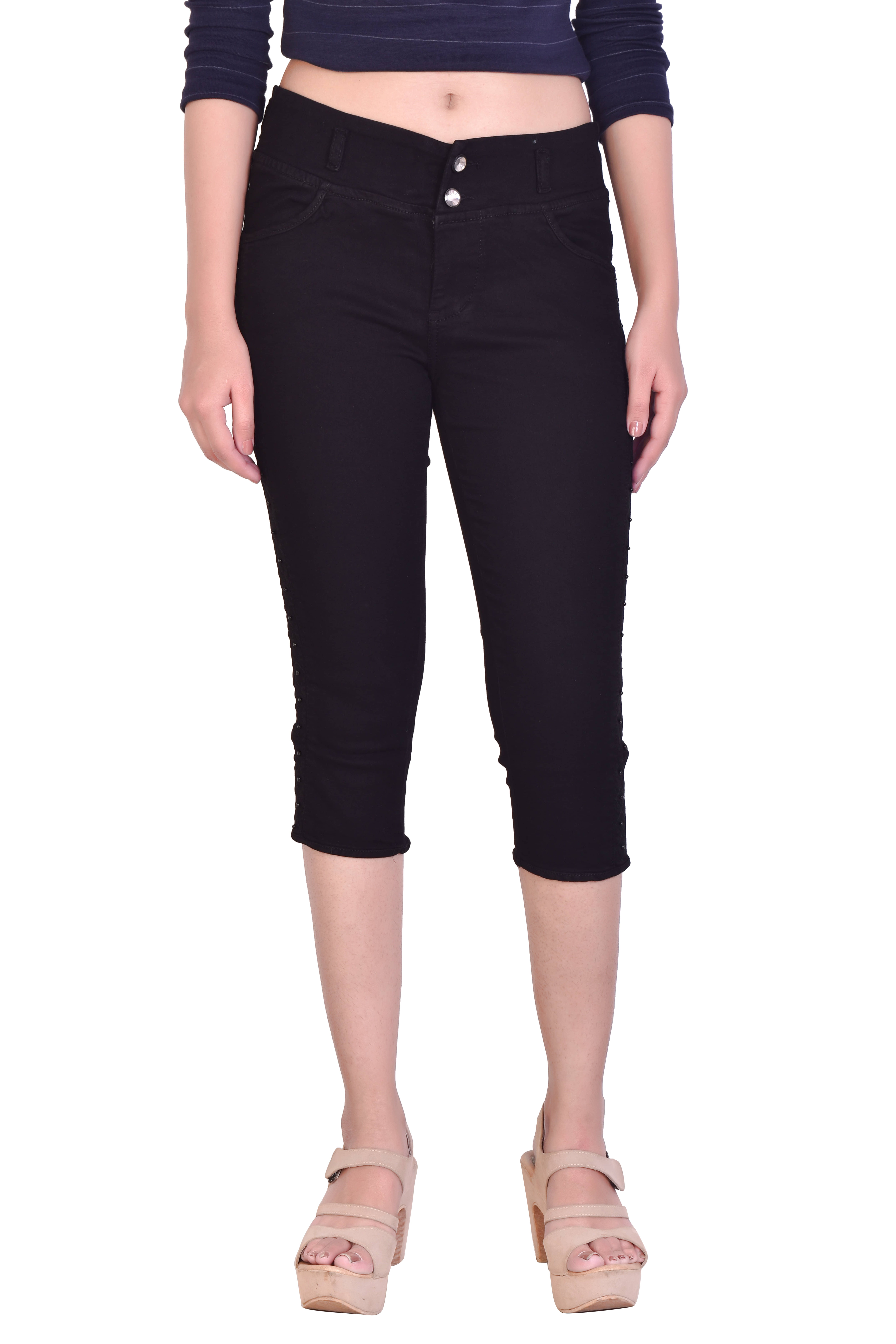     			FCK-3 Denim Capris