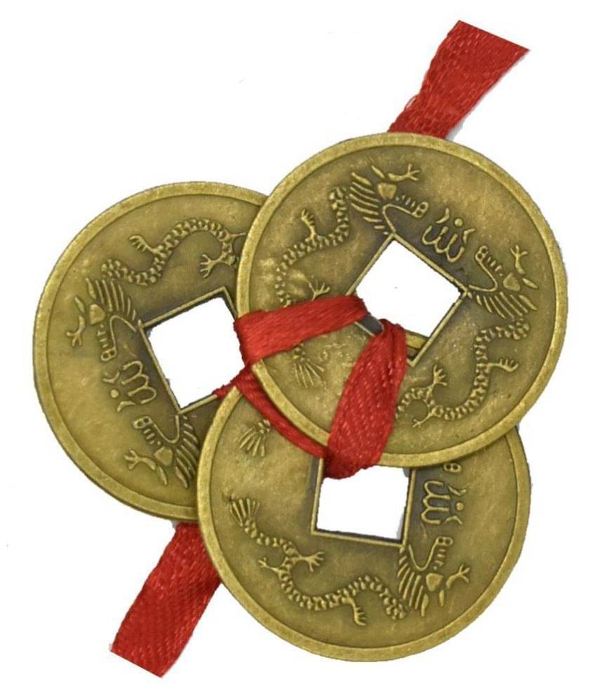 Feng Shui Three Lucky Coin (3 x 3 cm) For Health, Wealth, Prosperity and Success Feng Shui Three Lucky Coin (3 x 3 cm) For Health, Wealth, Prosperity and Success