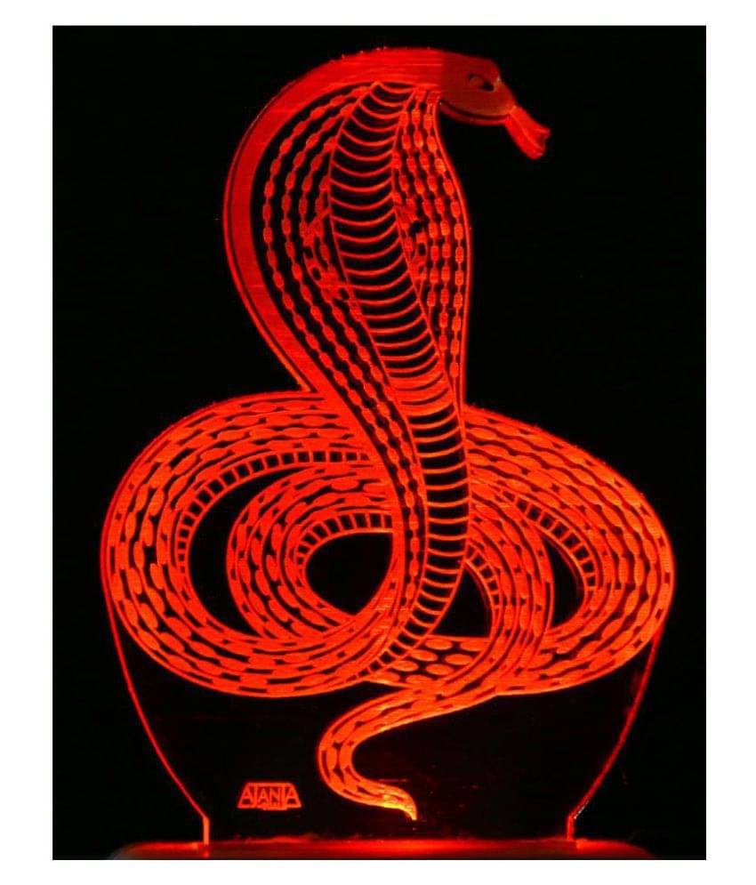 SUPER AJANTA Nag Devta Snake code: 2003 Night Lamp Multi - Pack of 1 SUPER AJANTA Nag Devta Snake code: 2003 Night Lamp Multi - Pack of 1