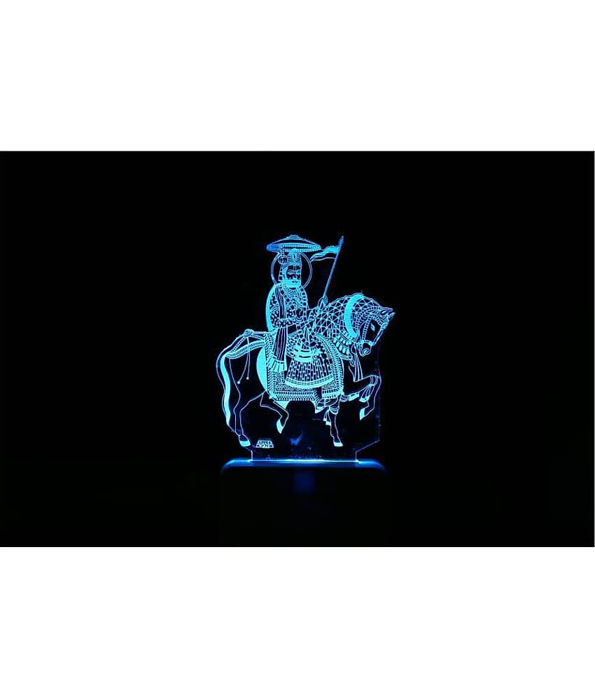 SUPER AJANTA Ramdevpir 2031 3D Night Lamp Multi - Pack of 1 - Electricals | Buy online on ZillyBuy
