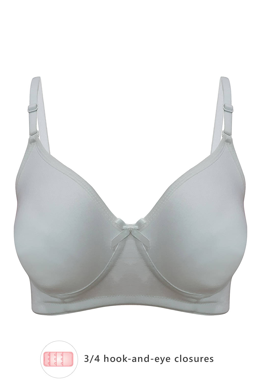 Clovia Cotton T-Shirt Bra - White Clovia Cotton T-Shirt Bra - White