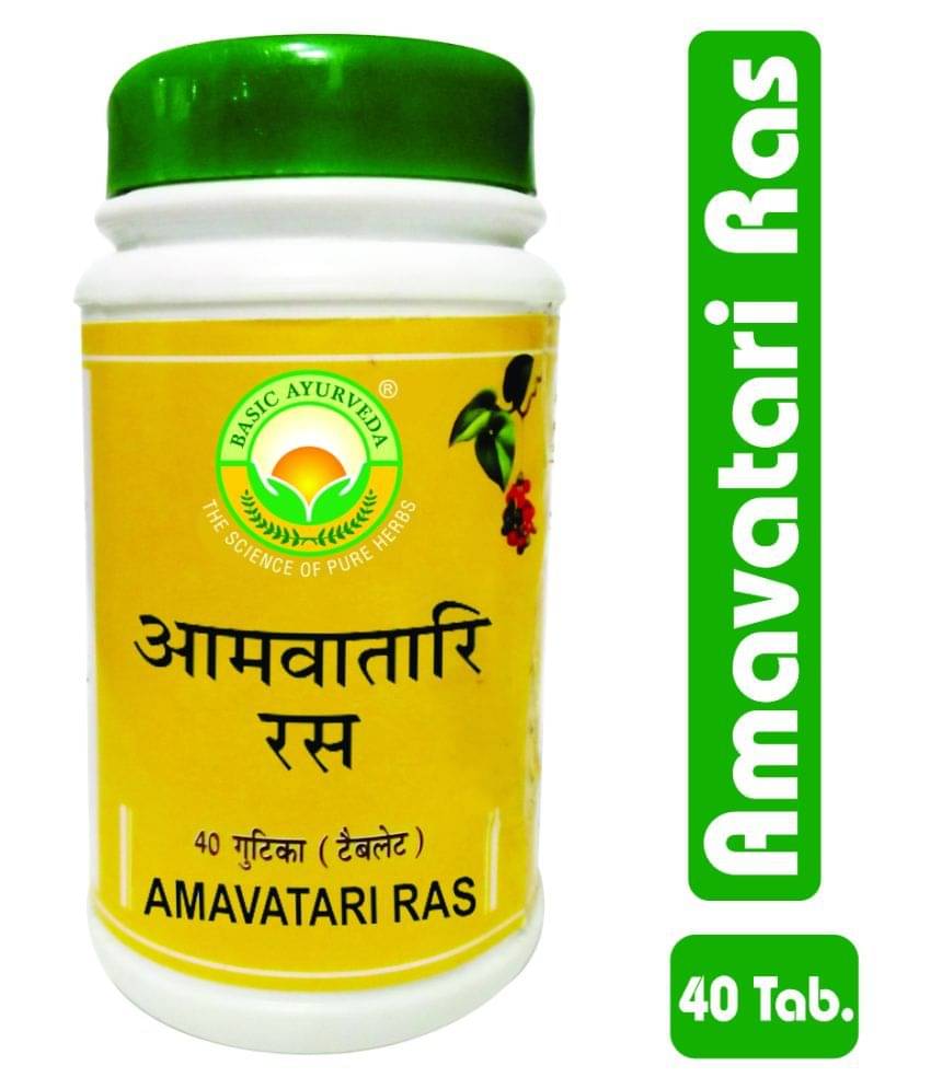     			Basic Ayurveda Amavatari Ras Tablet 40 no.s Pack Of 8