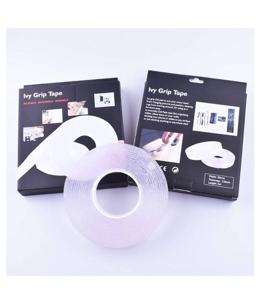    			NIRVA ENTERPRISE Nano Tape Traceless Washable Removable Gel Grip Sticker