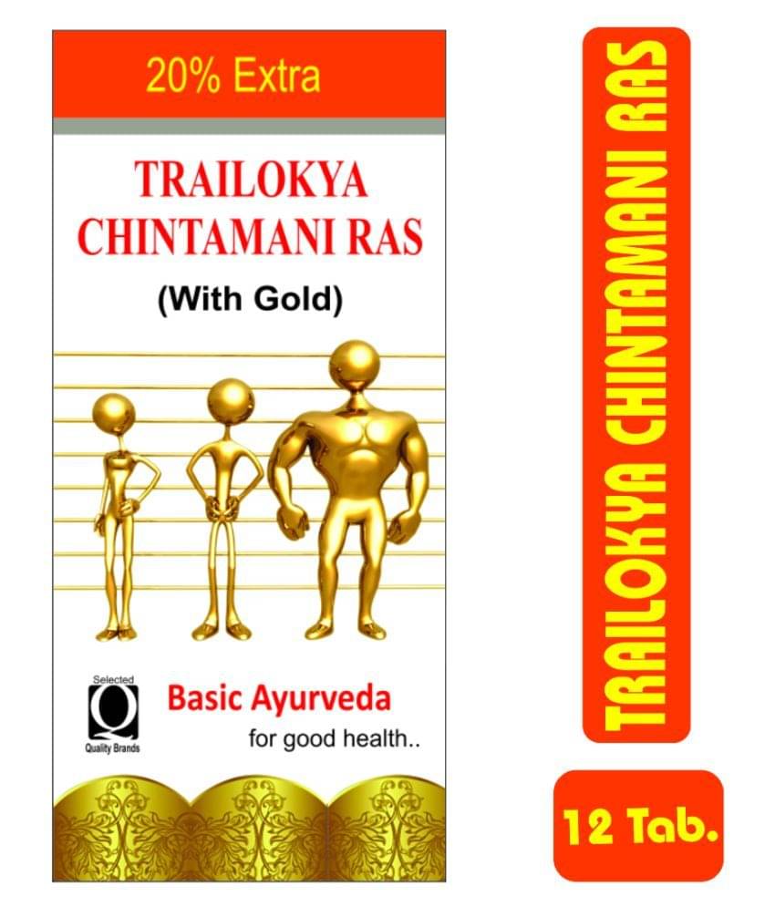     			Basic Ayurveda Trailokya  Chintamani Ras Tablet 12 no.s
