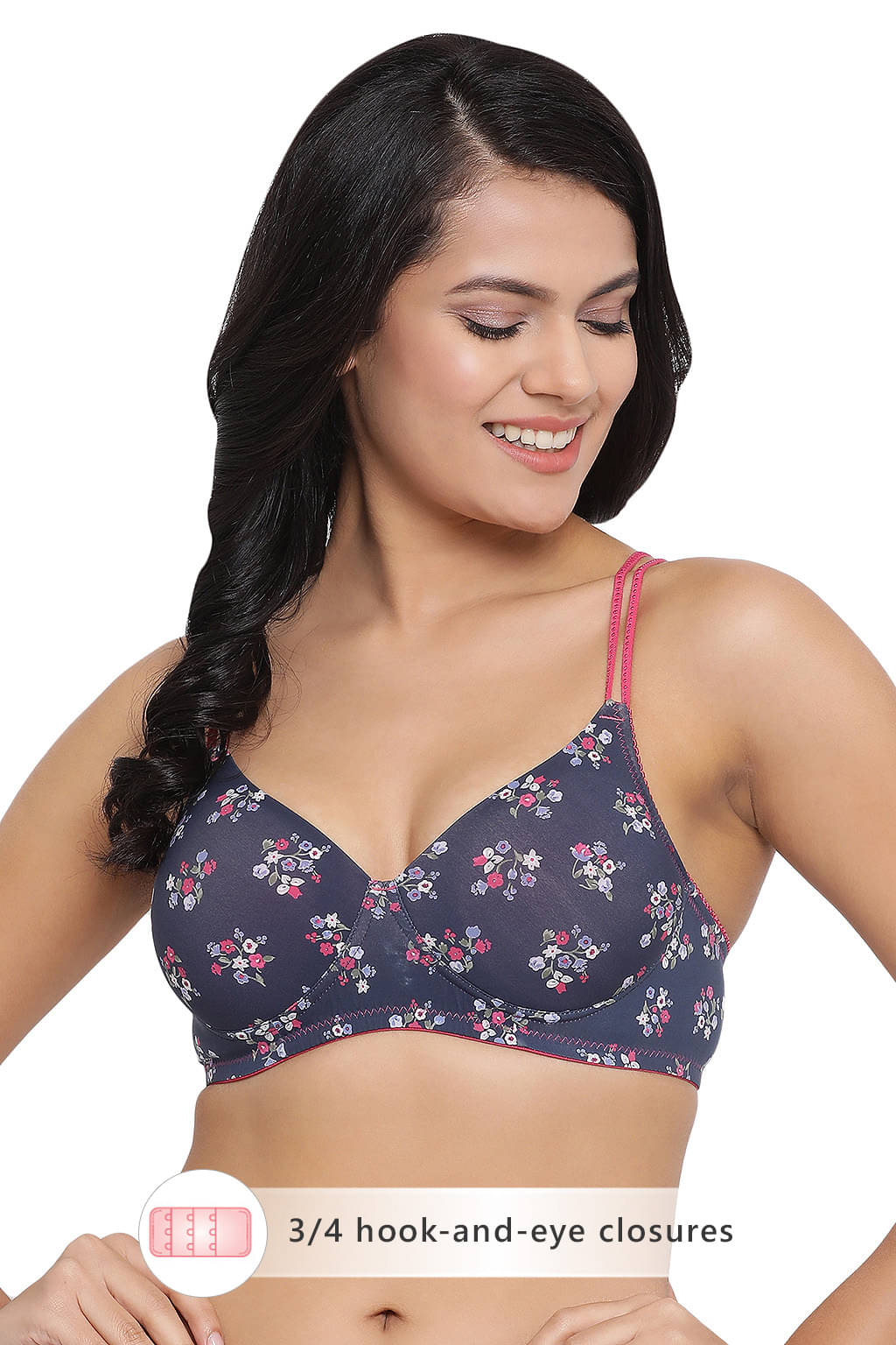 Clovia Polyamide T-shirt Bra - Blue Clovia Polyamide T-shirt Bra - Blue