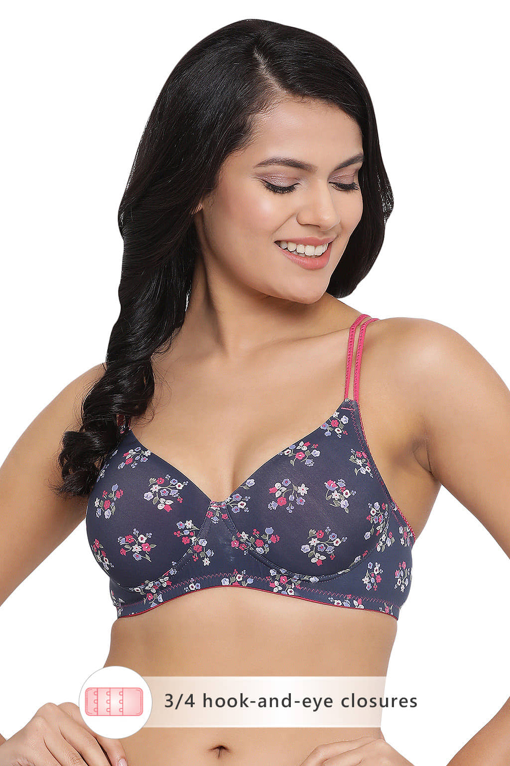 Clovia Polyamide T-shirt Bra - Blue