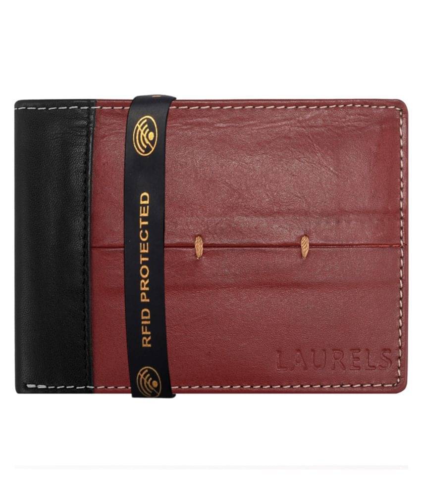     			Laurels PU Red Casual Regular Wallet