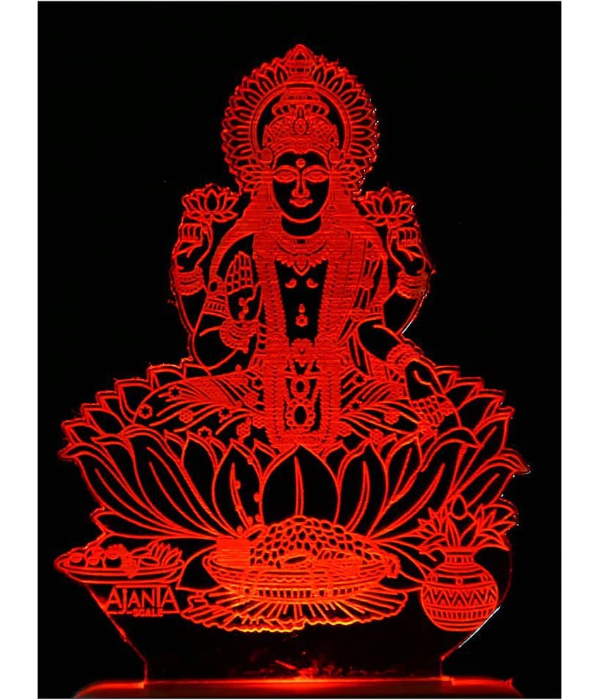 SUPER AJANTA 2004 Laxmiji 3D Night Lamp Multi - Pack of 1 - Electricals | Buy online on ZillyBuy