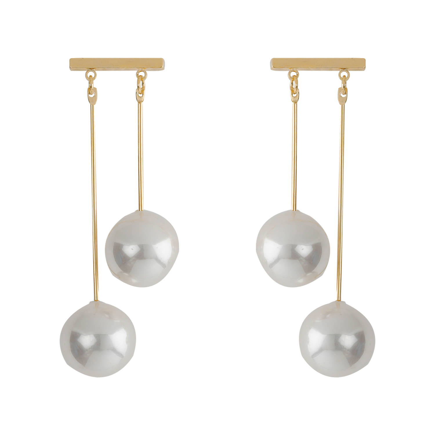 Silver Shine Gold Plated Designer Unique Stylist Pearl Drop Earring For Girls and Women Jewellery Silver Shine Gold Plated Designer Unique Stylist Pearl Drop Earring For Girls and Women Jewellery