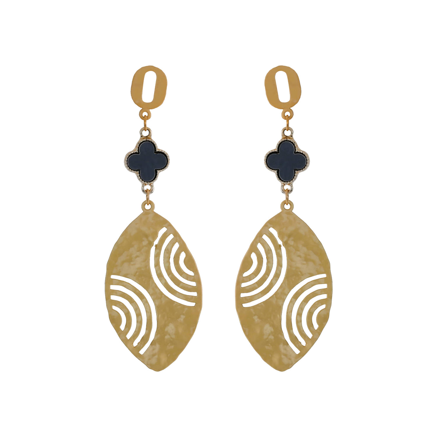     			Silver Shine Gold Plated Elegant Party wear Drop Earring For Girls And Women Jewellery