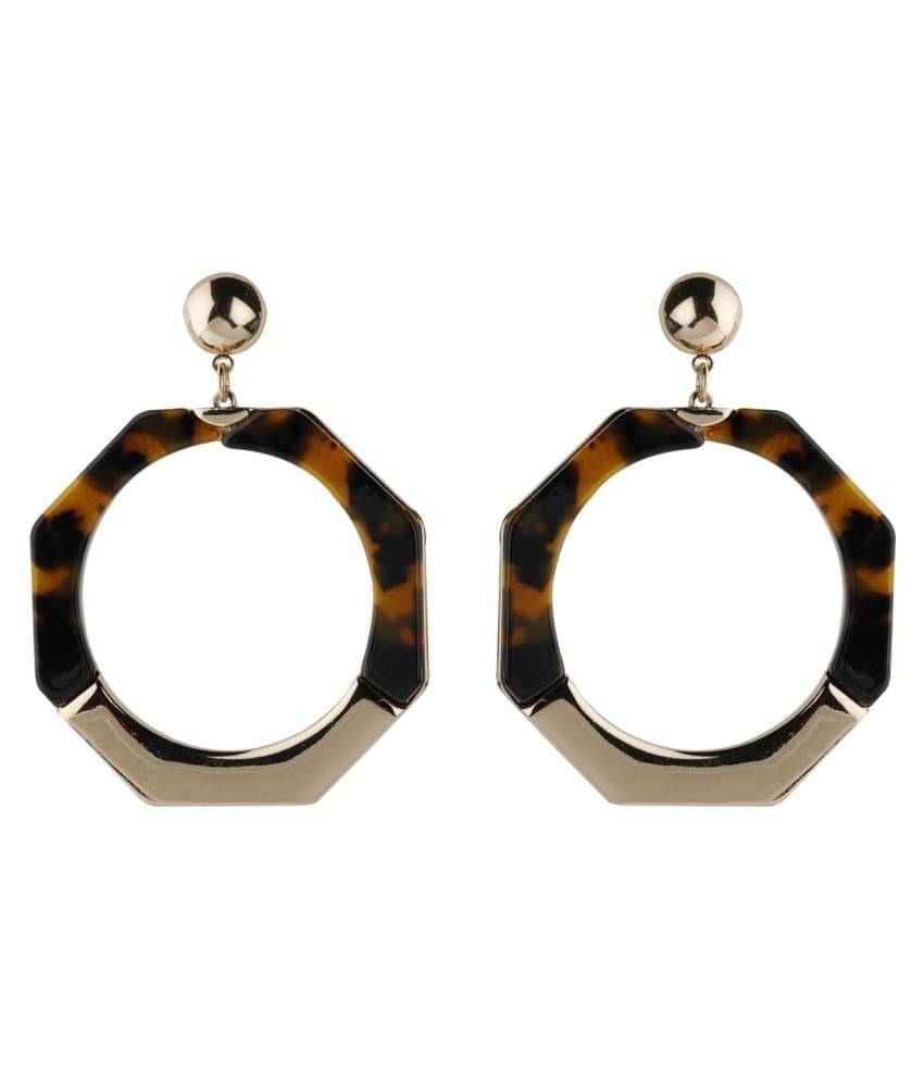 Silver Shine Metallic Hexagonal Shape Partywear Earring For Girls and Women Jewellery Silver Shine Metallic Hexagonal Shape Partywear Earring For Girls and Women Jewellery