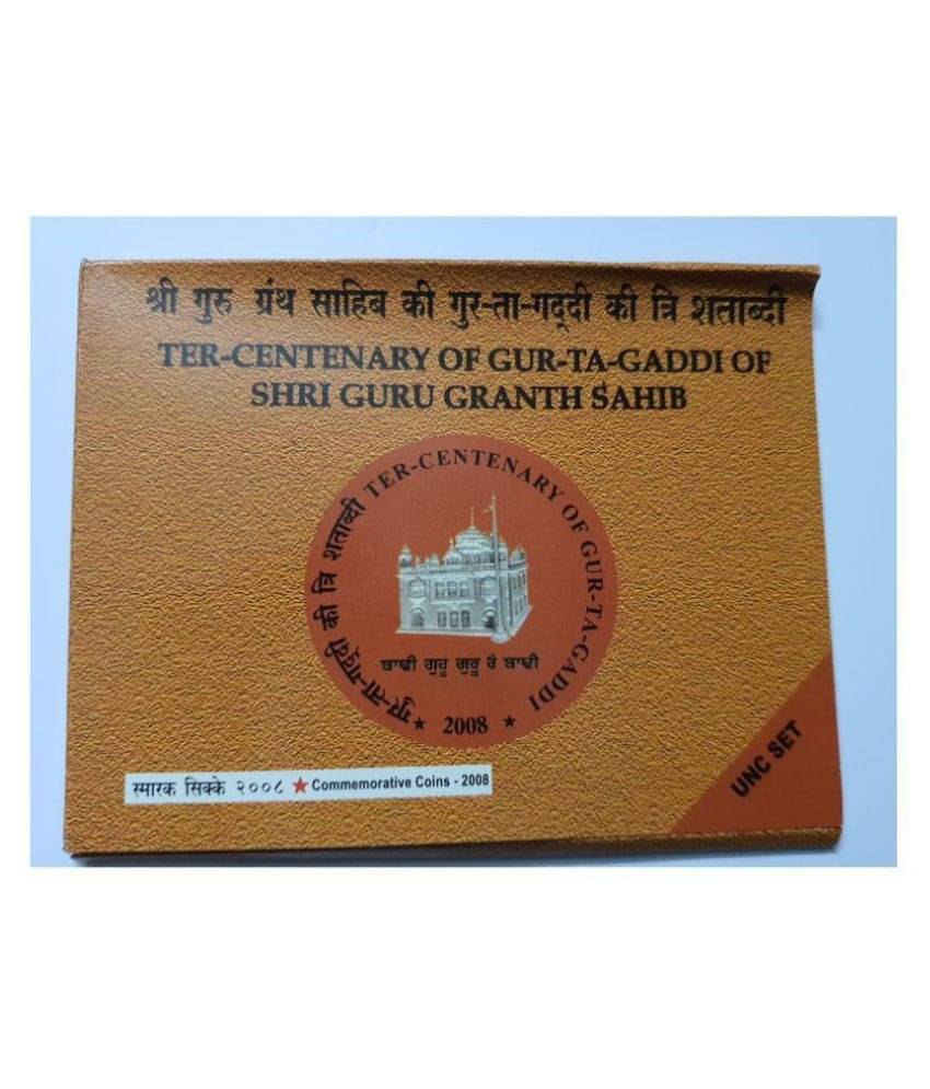     			Gscollectionshop - 10 Rs Ter-Centenary Of Gur-Ta- Gaddi Of Shri Guru Granth Sahib 1 Numismatic Coins