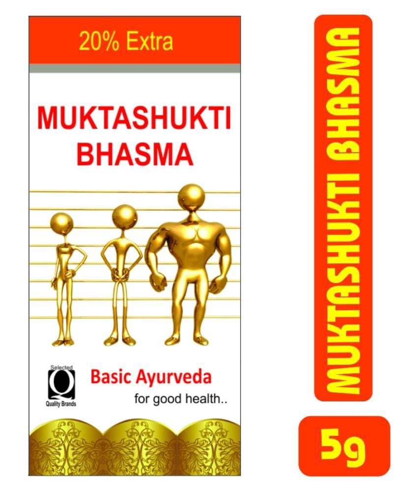     			Basic Ayurveda Muktashukti Bhasma Powder 5 gm Pack Of 10