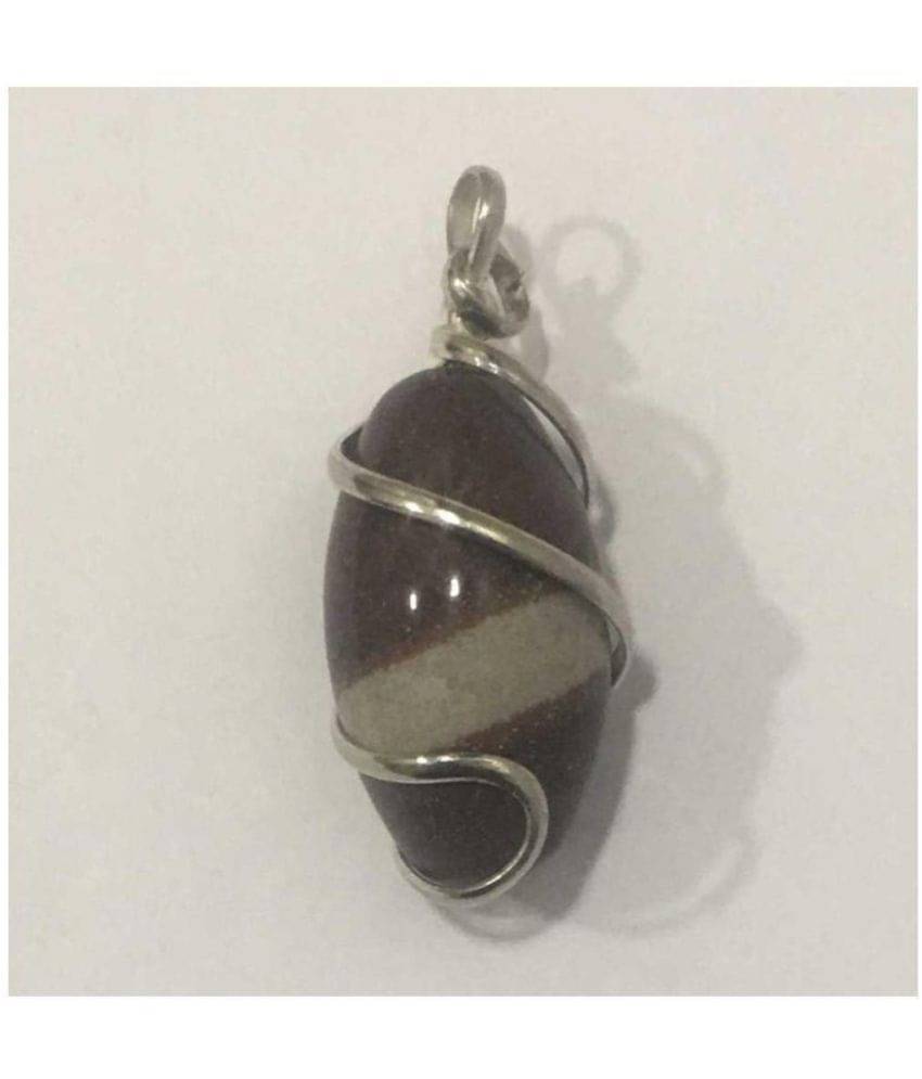     			Manavgeet collection Original Narmadeshwar Shivling Stone Pendant MUnisex