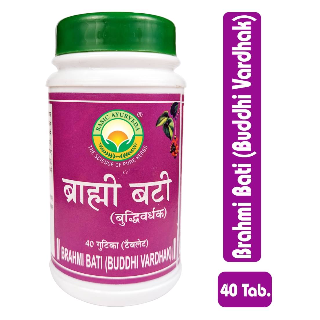     			Basic Ayurveda Brahmi Bati Tablet 40 no.s Pack Of 6