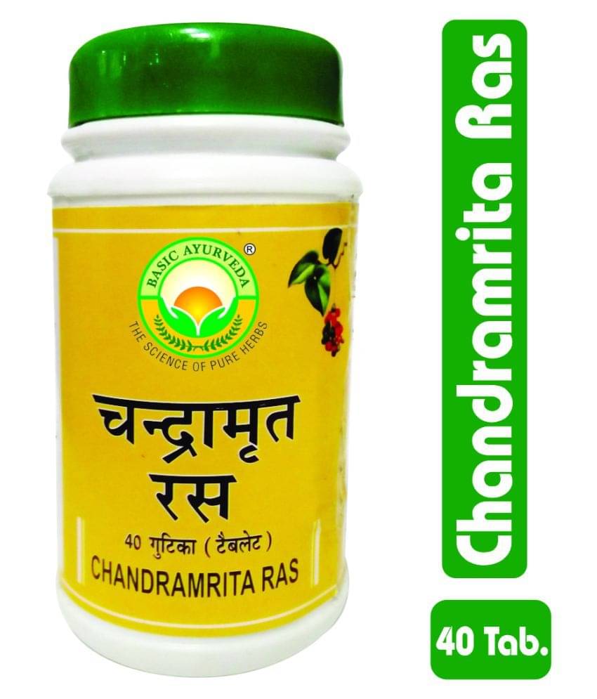     			Basic Ayurveda Chandramit Ras Tablet 40 no.s Pack Of 8