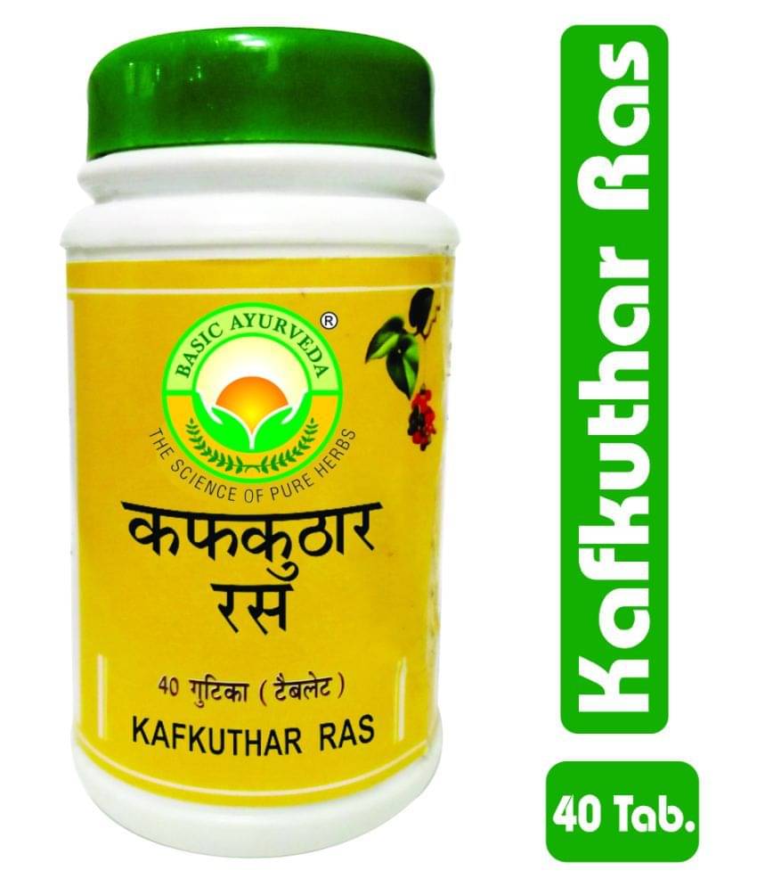     			Basic Ayurveda Kaf Kuthar Ras Tablet 40 no.s Pack Of 10
