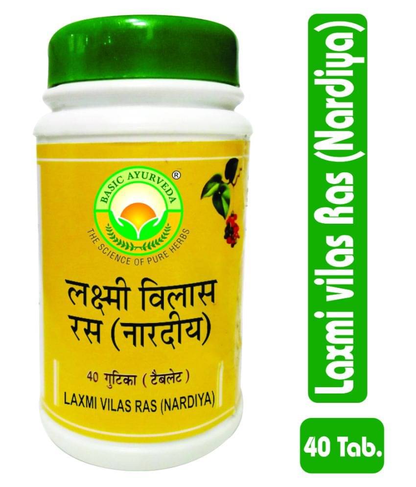     			Basic Ayurveda Laxmi Vilas Ras (Nardiya) Tablet 40 no.s Pack Of 6