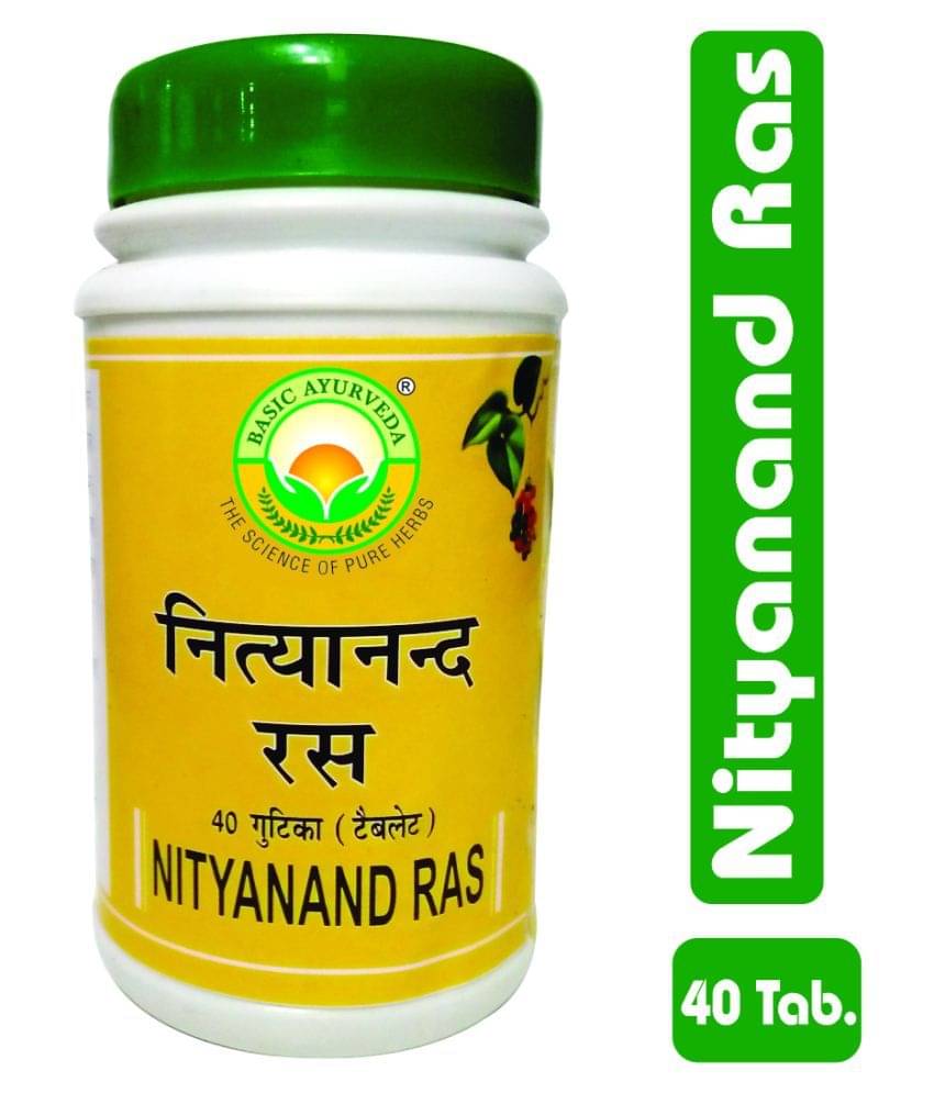    			Basic Ayurveda Nityanand Ras Tablet 40 no.s Pack Of 6