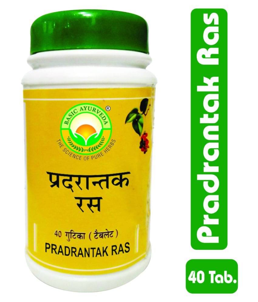     			Basic Ayurveda Pradrantak Ras Tablet 40 no.s Pack of 3