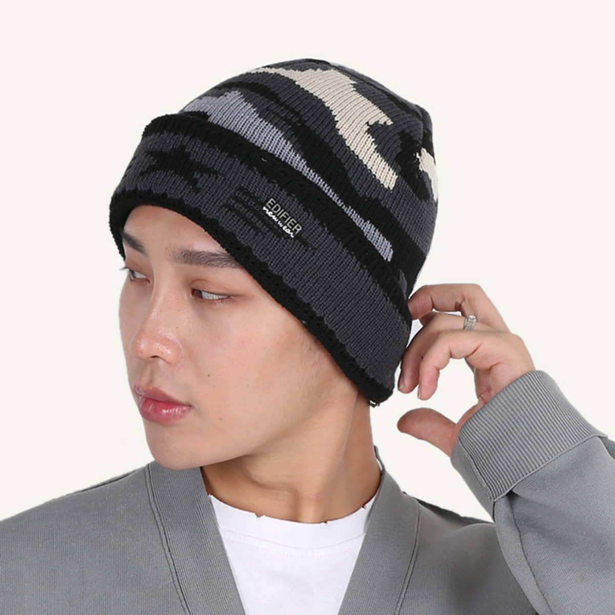 Edifier Woollen Winter Cap for Men & Women (Pack of 1)