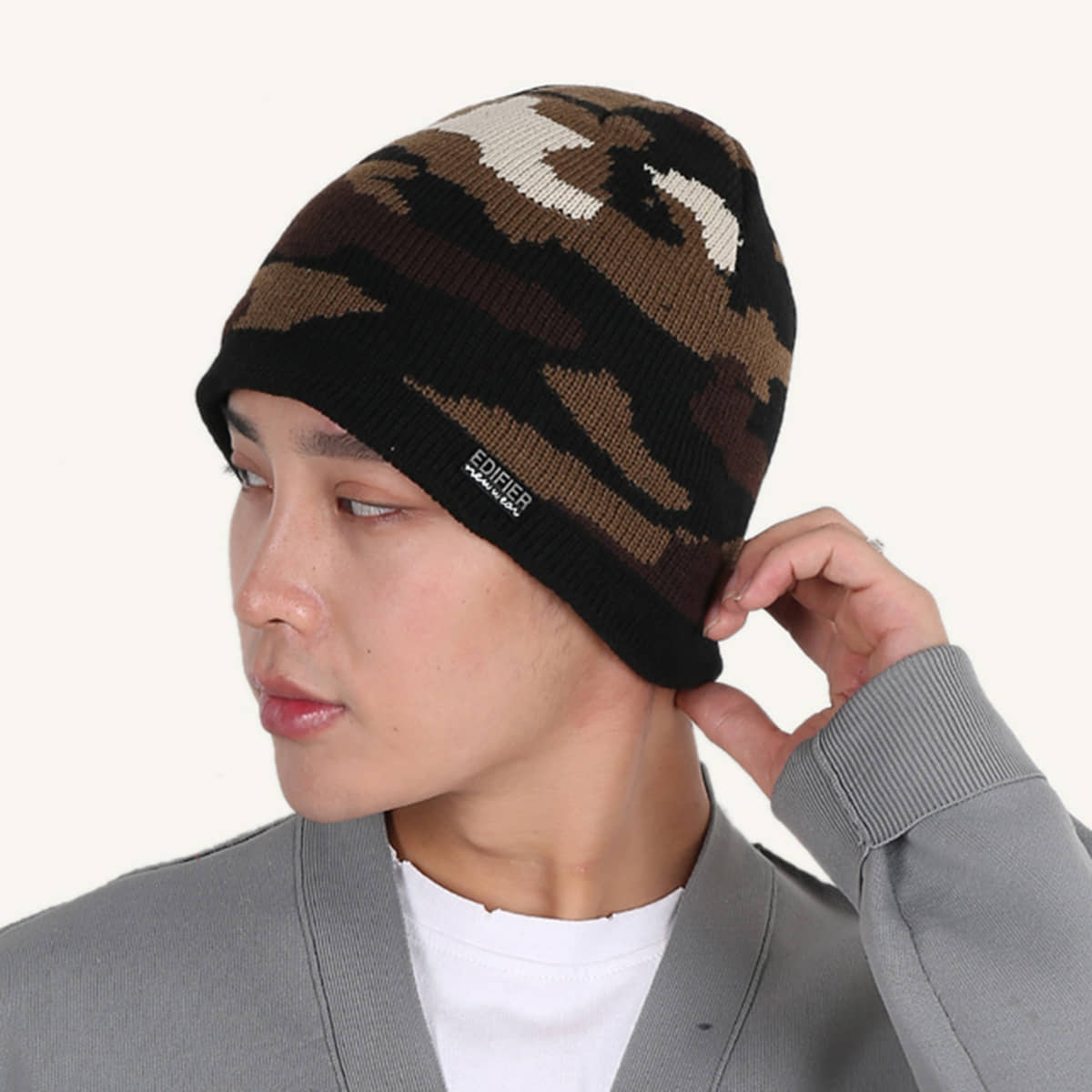 Edifier Woollen Winter Cap for Men & Women (Pack of 1)